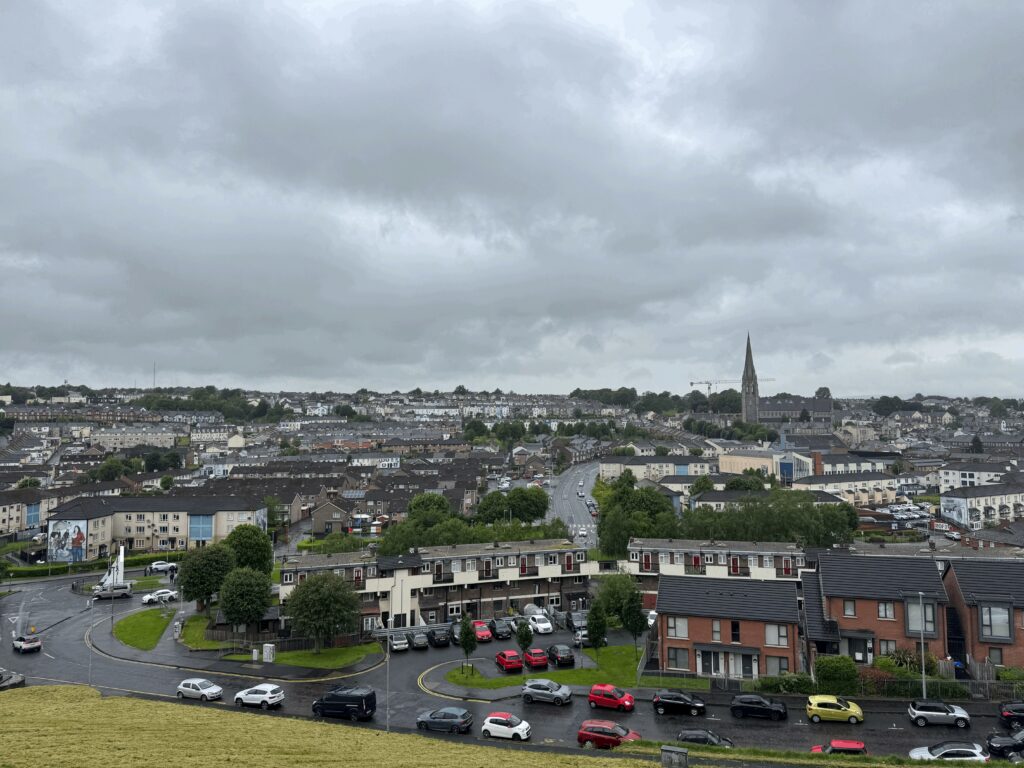 Photograph of the bog side from the walled city, taken by me